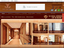 Tablet Screenshot of genregal-doors.com